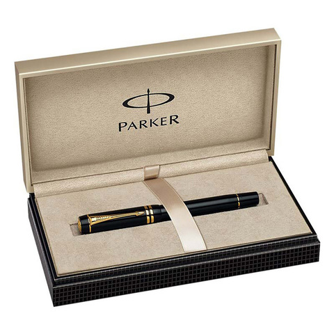 Parker Duofold - Black GT International, перьевая ручка, F