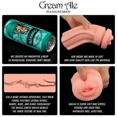 Мастурбатор Lovetoy Cream Ale (рот), телесный