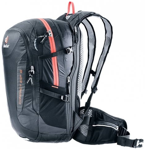 Картинка рюкзак велосипедный Deuter Compact Exp 12 Black - 6