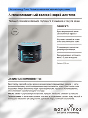 Botavikos Антицеллюлитный тающий солевой скраб для тела Aromatherapy Tonic 250 мл