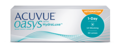 ACUVUE OASYS 1-DAY with HydraLuxe for Astigmatism (30 линз) +1,75