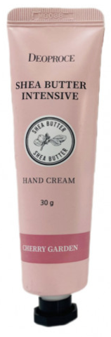 Deoproce Shea Butter Intensive Hand Cream Cherry Garden Интенсивный крем для рук с маслом ши и вишней