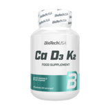 Кальций с витаминами Д3 и К2, Calcium D3 K2, BioTechUSA, 90 желатиновых капсул 1