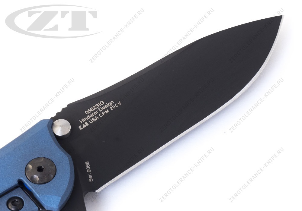 Нож Zero Tolerance 0562SIG LOGO Hinderer - фотография 