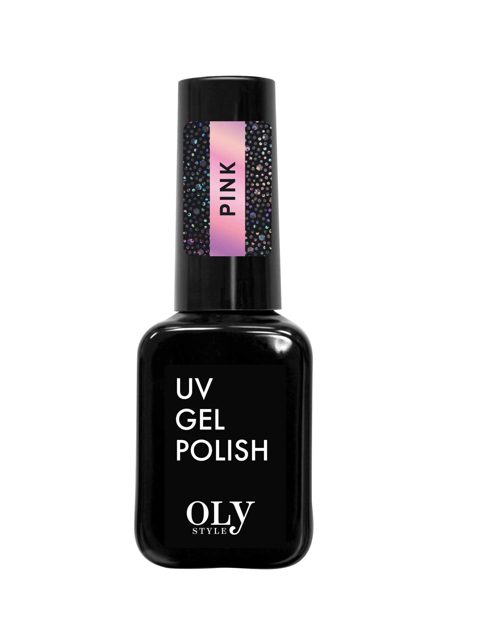 OLYSTYLE Топовое покрытие без липкого слоя Glitter Top Coat тон 06 pink