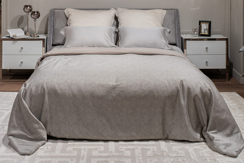 Покрывало Garda Decor Gloss 260х260 серое