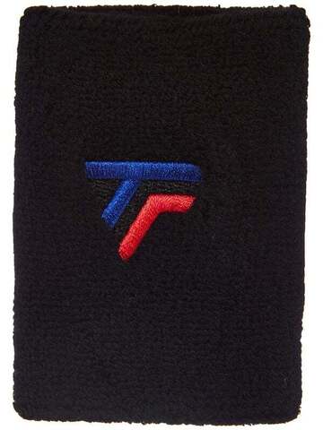 Теннисные напульсники Tecnifibre Wristband XL New Logo - black
