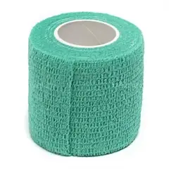 VETЗАБОТА бинт ветеринарный самофиксирующийся 7,5 см*4,5 м зеленый