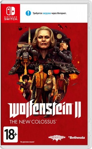 Wolfenstein II: The New Colossus (Nintendo Switch, русская версия)