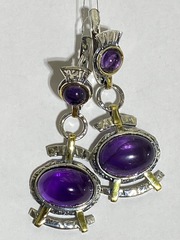 Ясмин (серьги из серебра)