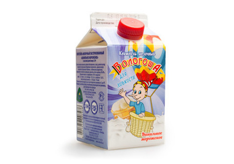 Коктейль молочный Вологоша  ванильное мороженное, 470г