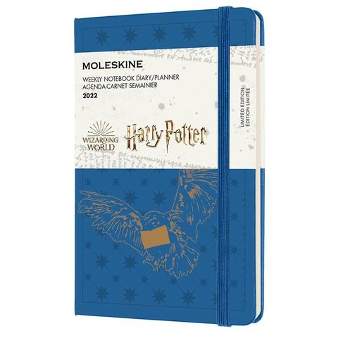 Еженедельник Moleskine (DHP12WN2Y22) LE Harry Potter WKNT Pocket 90x140мм 144стр. синий
