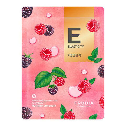 Frudia My Orchard Squeeze Mask Raspberry - Маска тканевая тонизирующая с малиной