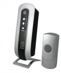 Звонок беспроводной на батарейках ЗББ-11/М1-36М 36 мелодий кнопка IP44 2х1,5В АА многокодовый TDM