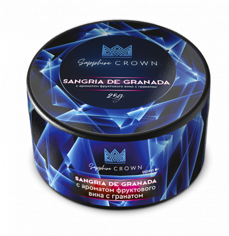 Табак для кальяна Sapphire Crown Sangria De Granada (Гранатовая Сангирия) 100г