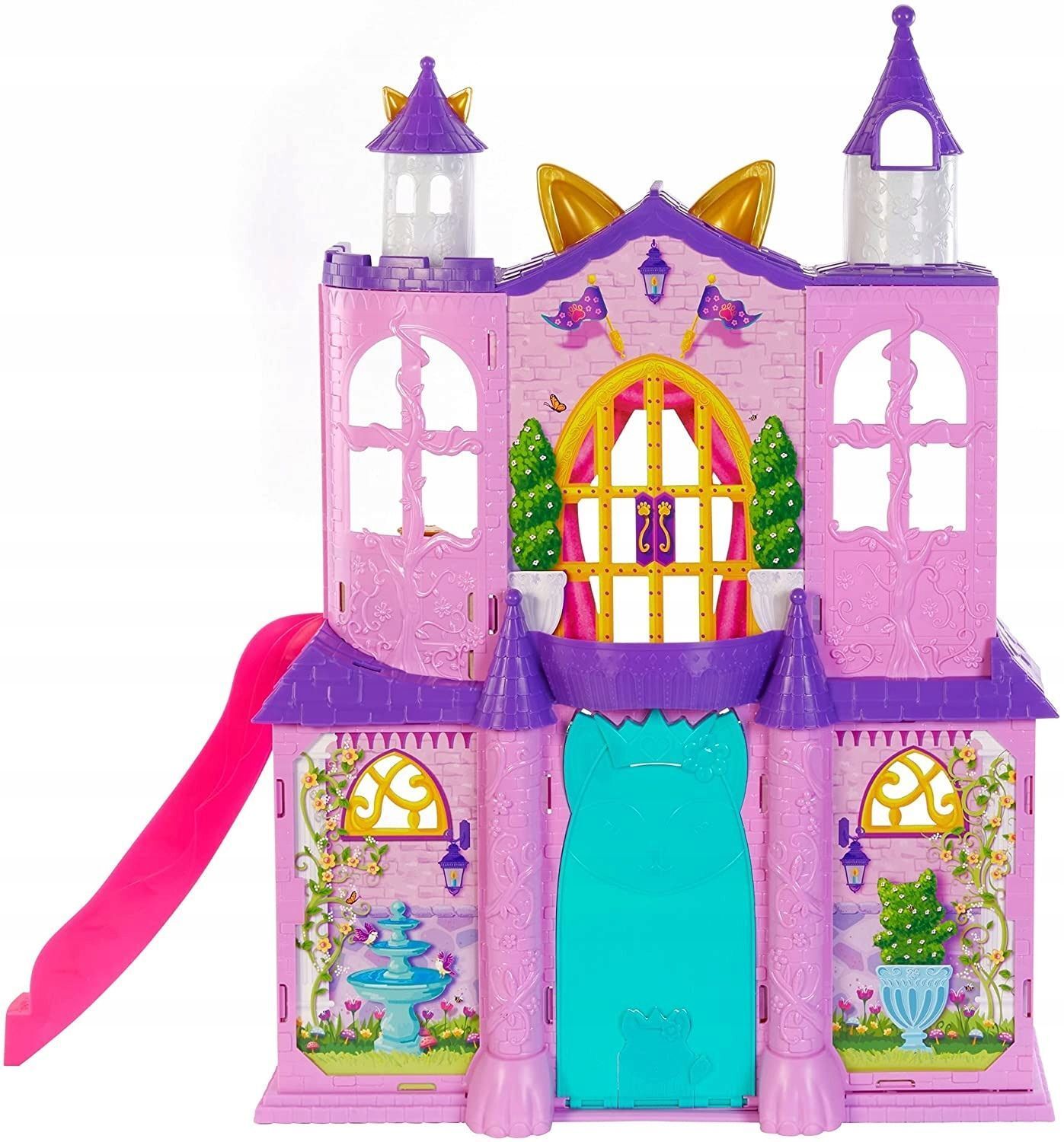 Кукольный домик Mattel Enchantimals - Королевский дворец Фелисити Фокс и  Фокс Флик 66 см HCG59 купить в Москве | Доставка по России.