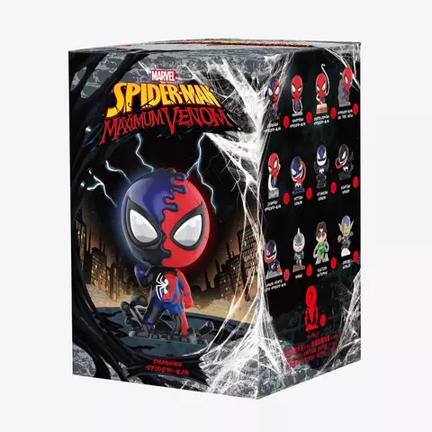 Случайная фигурка POP MART Marvel. Spider-Man: Maximum Venom Series