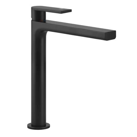 Gessi 38609#299 Gessi Emporio Via manzoni Смеситель для раковины без донного клапана и соединительными шлангами, цвет: Black XL