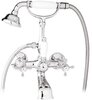 Cezares GOLF-VD-01-M GOLF-VD-01-M Смеситель для ванны с ручным душем хром, ручки хром