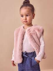 Жилет из искусственного меха Next 378-158, Розовый