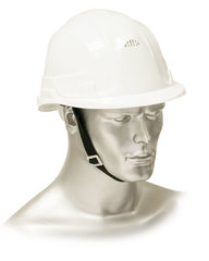 Каска защитная рабочая белая