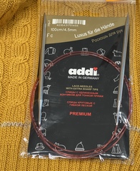 Спицы металлические круговые с удлиненным кончиком ADDI CLASSIC LASE PREMIUM    №3.5   40 см