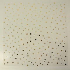 Ацетатный лист с фольгированием Золотые Звезды 30,5х30,5 см