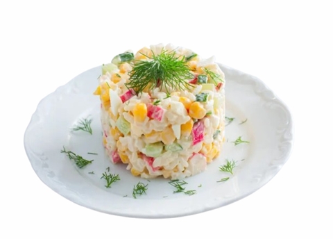 Салат с крабовыми палочками 1 кг