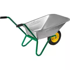 GRINDA GB-1, 80 л, 100 кг, одноколесная, садовая тачка (422399)