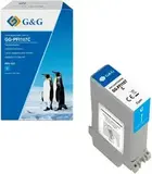 Картридж струйный G&G GG-PFI107C голубой (130мл) для Canon imageProGRAF iPF670, 680, 685, 770, 780, 785