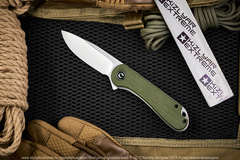 Нож Civivi Elementum C907E сталь D2 Satin Finished рукоять Green G10