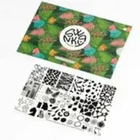Пластина Swanky Stamping 171 большая 14,5*9,5см