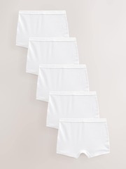 Трусы-шорты для девочки Next E46-466, 5 шт., Белый