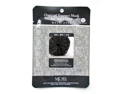 Маска с древесным углем Mijin CARE Charcoal Essence Mask