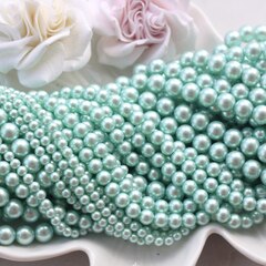 Майорка нежно-зелёная 8 мм, 1 нить, МА146