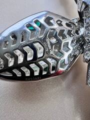84057 - Колье крупная ЗМЕЯ -SERPENTI из стали в родаже , качество lux