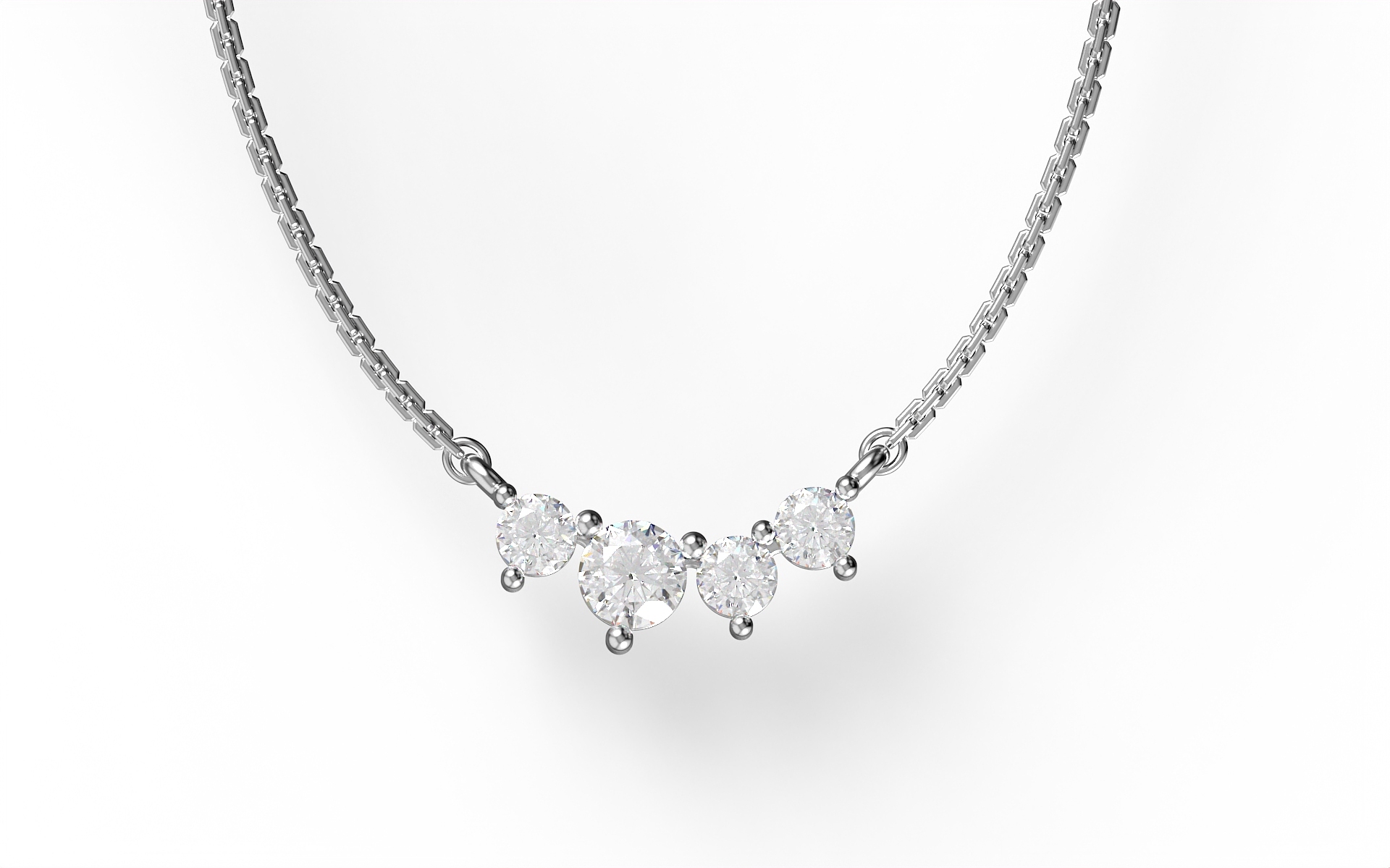 Колье Subtle Statement Necklace – Delicate Round