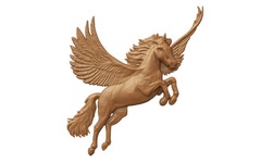 Силиконовый молд № 492 Пегас правый