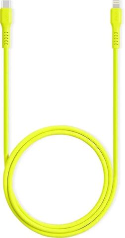 Кабель TTEC USB-C - Lightning Charge/Date Cable, 120 см, неоновый желтый