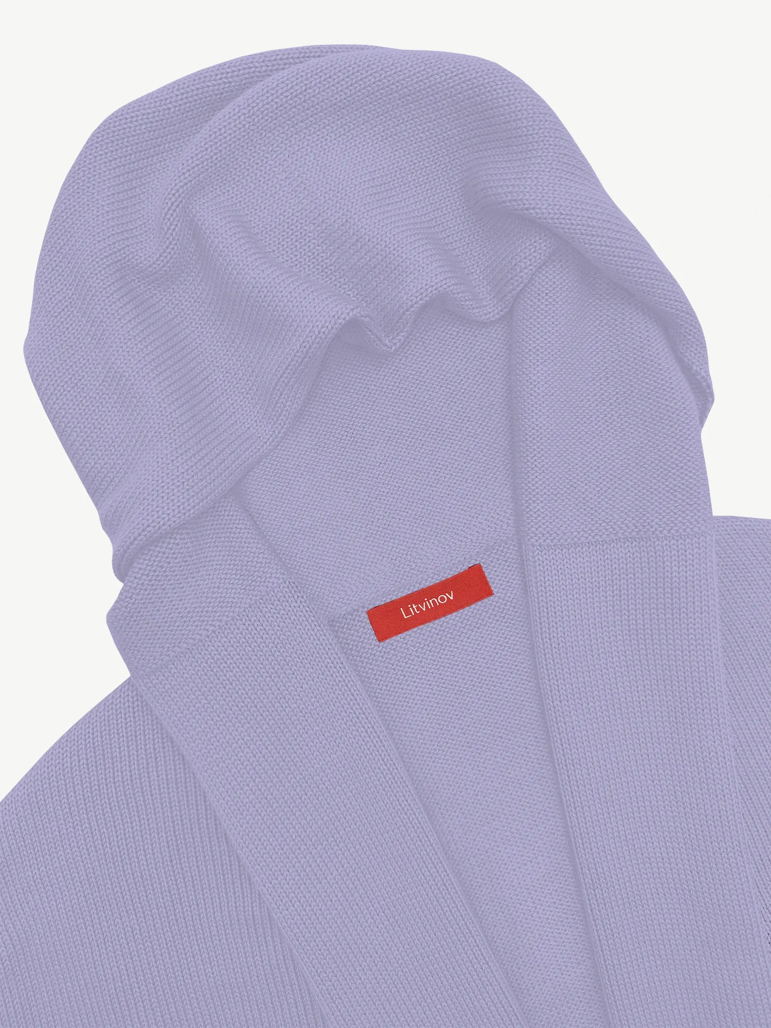 Кардиган с капюшоном из шелка