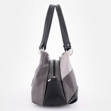 Сумка Саломея 801 мульти итальянский серо-черный