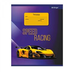 
          Тетрадь 12л., клетка, Alingar, скрепка, блок офсет, 100% белизна, мелованный картон (стандарт), "Premium cars"