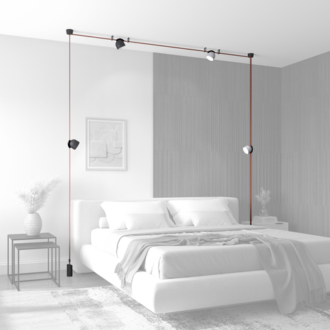 Трековый светильник Denkirs Belty Spot DK5543-WH+BK