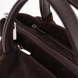 Сумка Саломея 334 эко-замша кофе