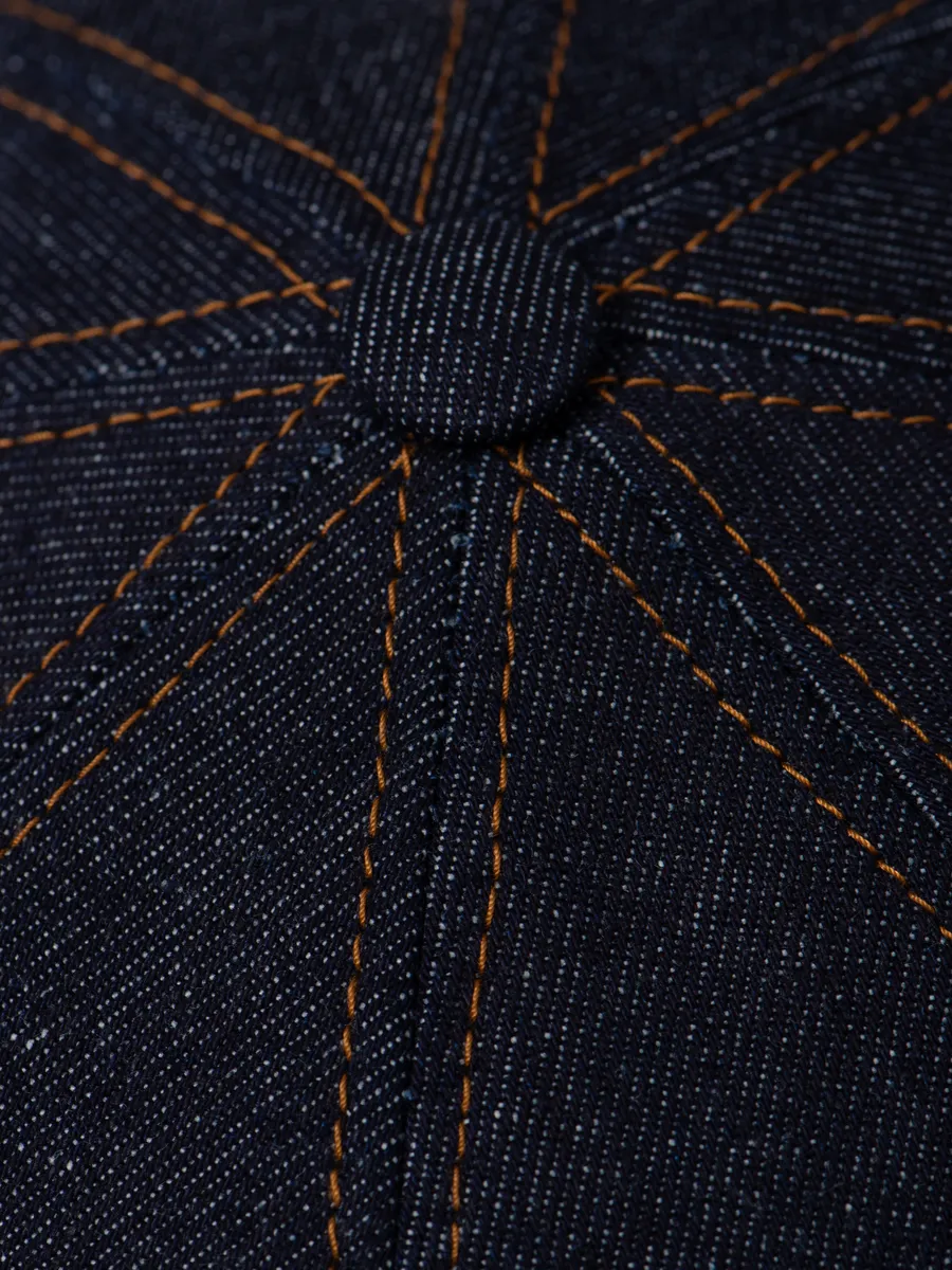 Кепка восьмиклинка джинсовая осенняя