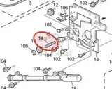 Ось Ricoh SHAFT:CONNECTING:TONER RECYCL (B2472377)