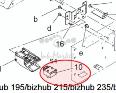 Переключатель Konica Minolta Switch original A3PEPP2T00