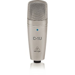 BEHRINGER C-1U - конденсаторный микрофон со встроенным USB аудиоинтерфейсом