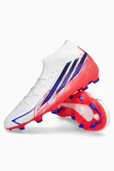 Бутсы adidas F50 League Hyperfast Mid FG - белый
