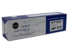 Тонер-картридж NetProduct (N-W1103A) для HP Neverstop Laser 1000a/1000w/1200a/1200w, 2,5K (с чипом)